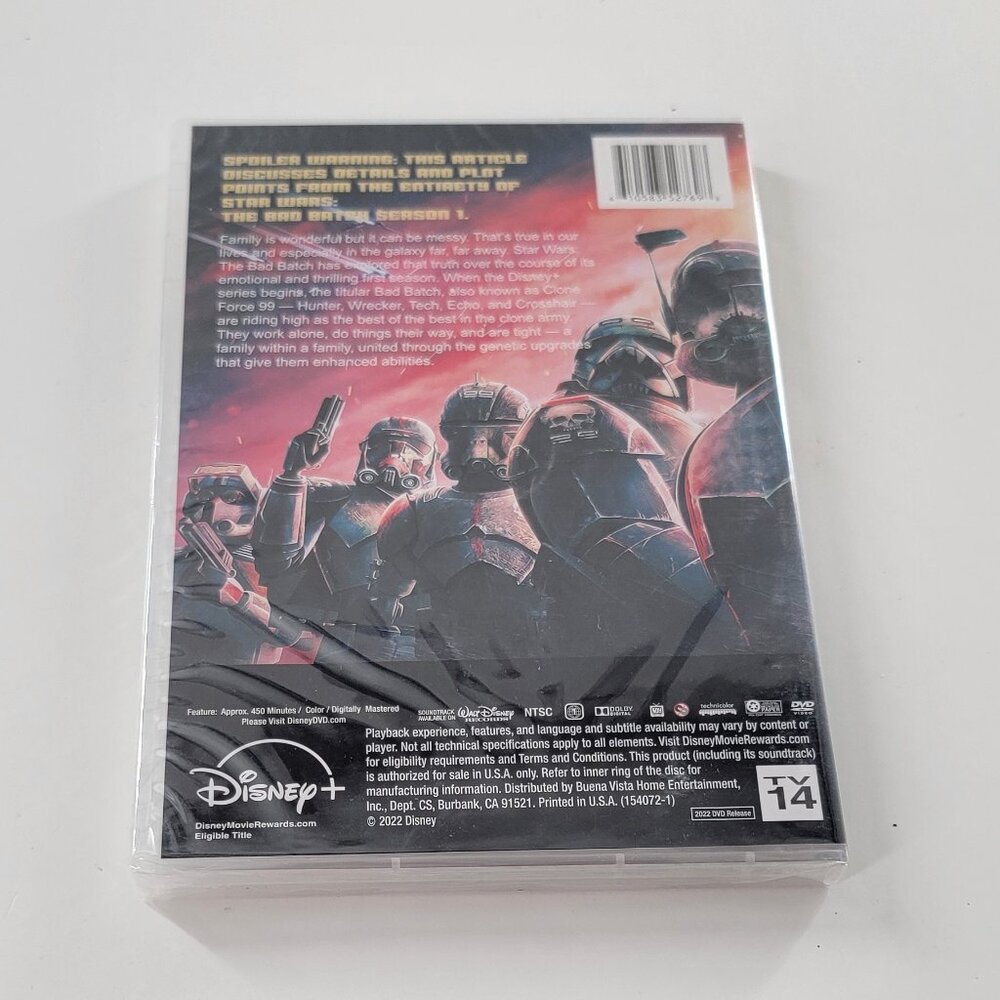 Star Wars The Bad Batch First Season DVD - Picture 2 of 4